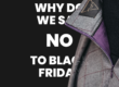 No to Black Friday